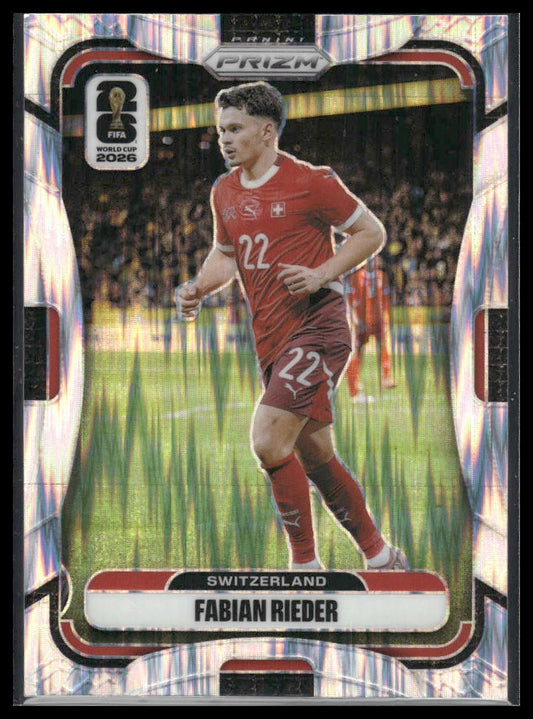 2026 Panini Prizm FIFA World Cup #421 Fabian Rieder Wave Prizm