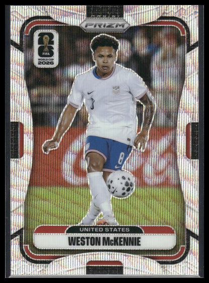 2026 Panini Prizm FIFA World Cup #434 Weston McKennie Wave Prizm