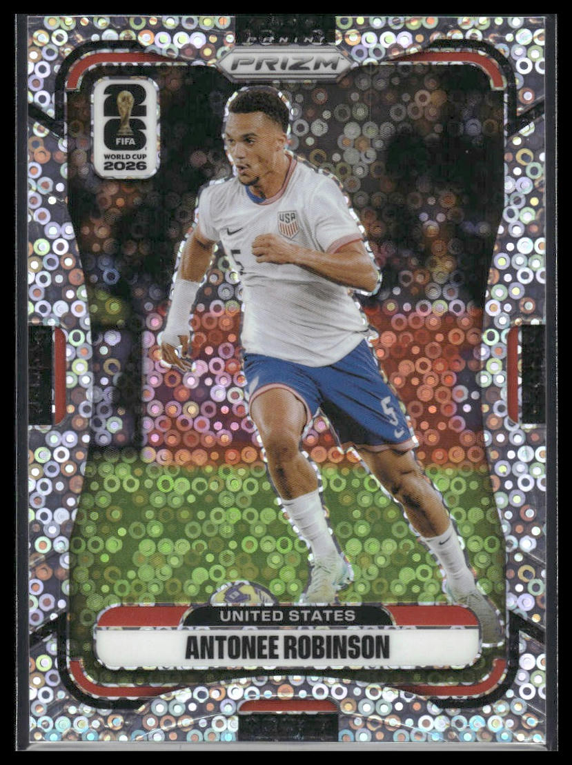 2026 Panini Prizm FIFA World Cup #437 Antonee Robinson Disco Prizm