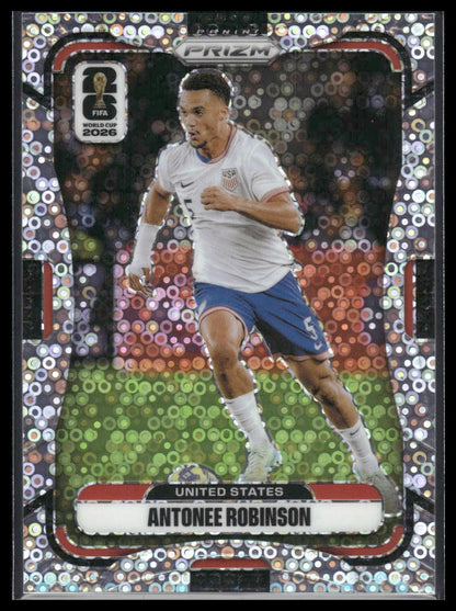 2026 Panini Prizm FIFA World Cup #437 Antonee Robinson Disco Prizm