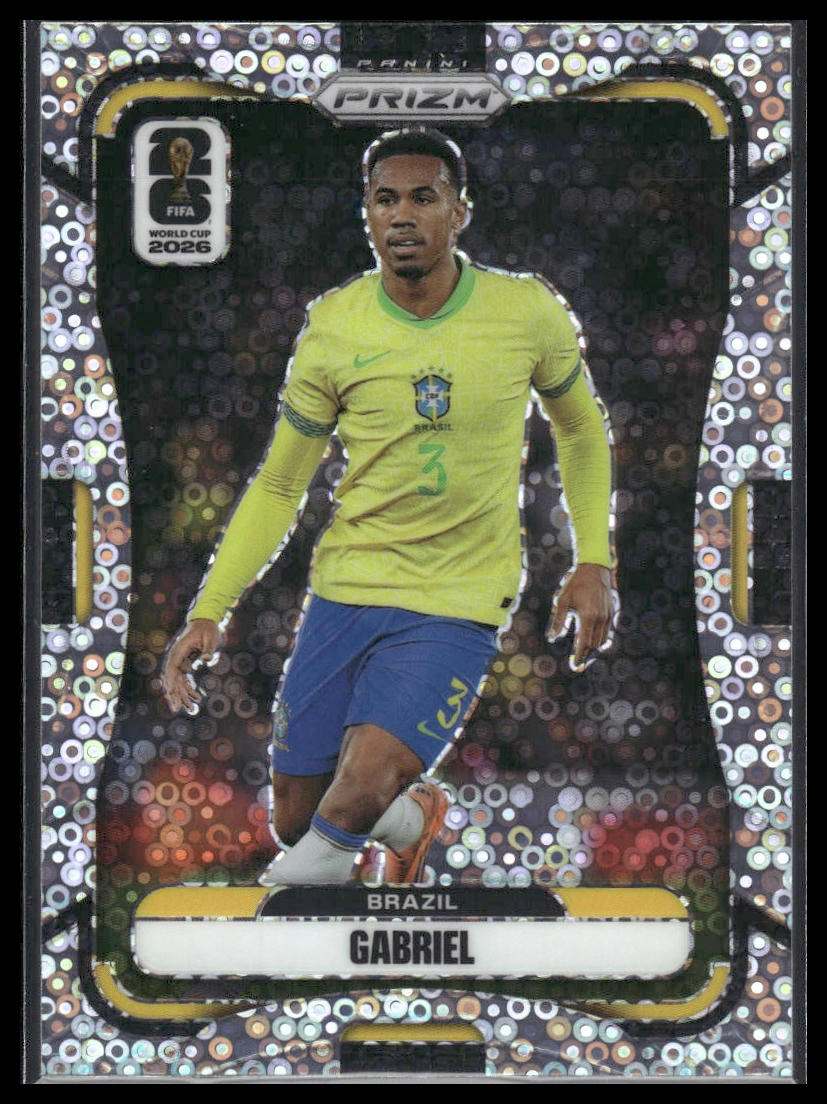 2026 Panini Prizm FIFA World Cup #86 Gabriel Magalhaes Disco Prizm