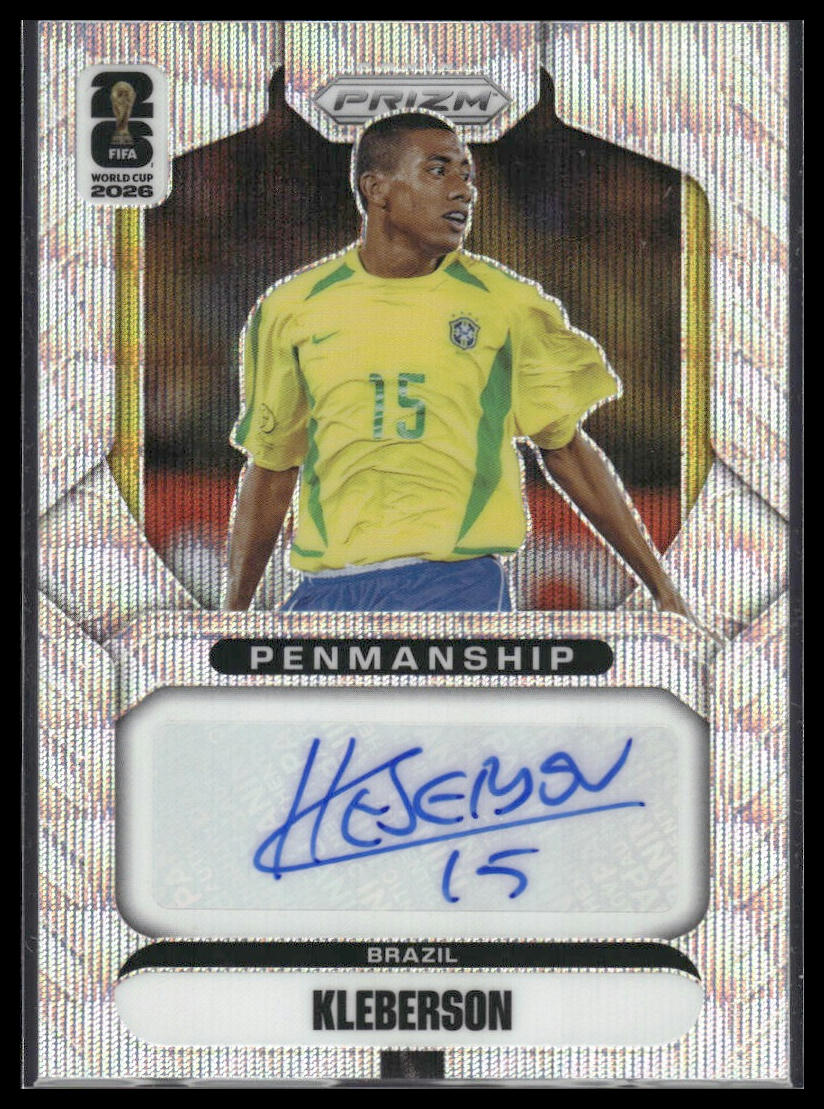 2026 Panini Prizm FIFA World Cup #P-K Kleberson Penmanship Wave Prizm Auto