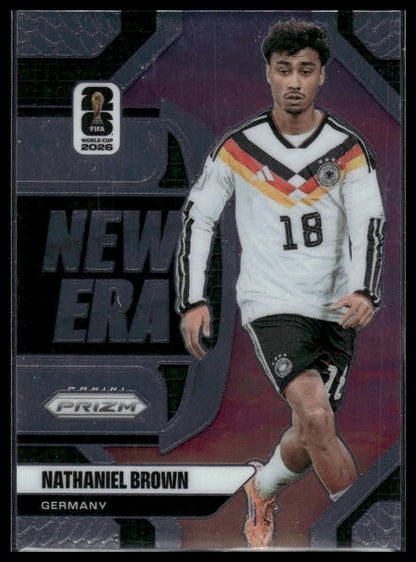 2026 Panini Prizm FIFA World Cup #22 Nathaniel Brown New Era