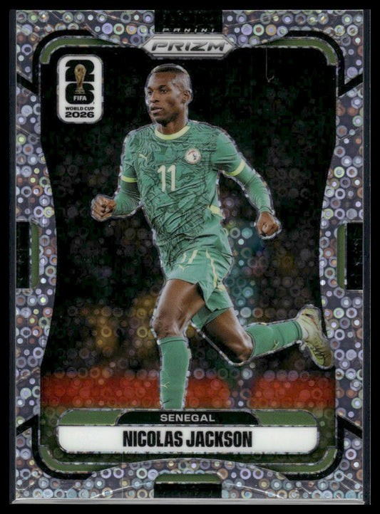 2026 Panini Prizm FIFA World Cup #402 Nicolas Jackson Fast Break
