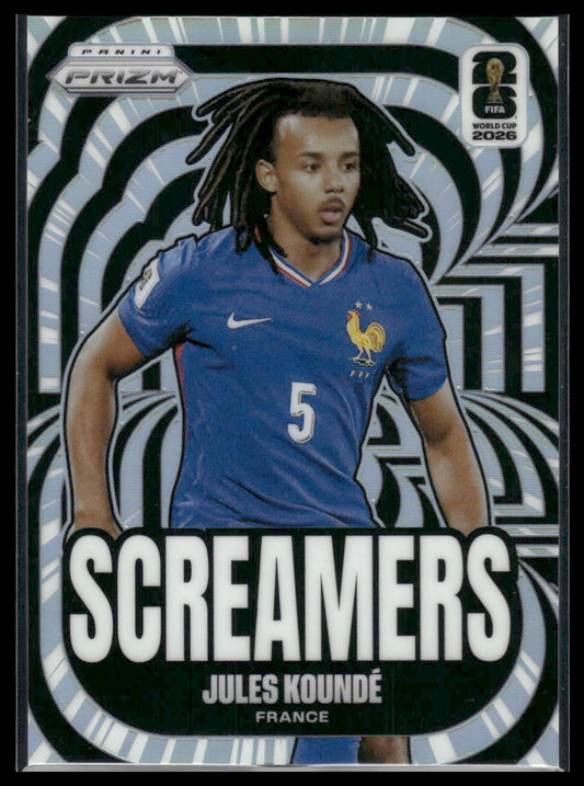2026 Panini Prizm FIFA World Cup #3 Jules Kounde Screamers