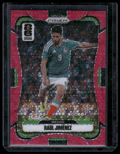 2026 Panini Prizm FIFA World Cup #284 Raul Jimenez Green Wave Prizm #/199