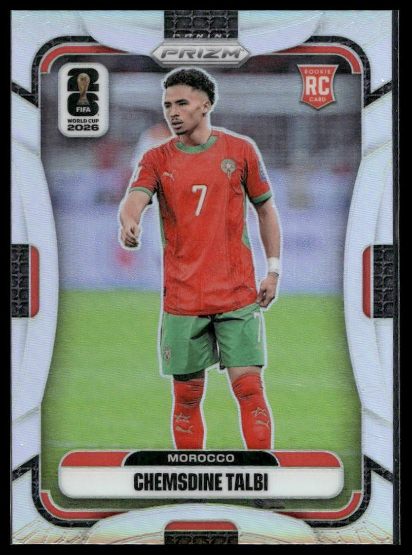 2026 Panini Prizm FIFA World Cup #298 Chemsdine Talbi Silver Prizm