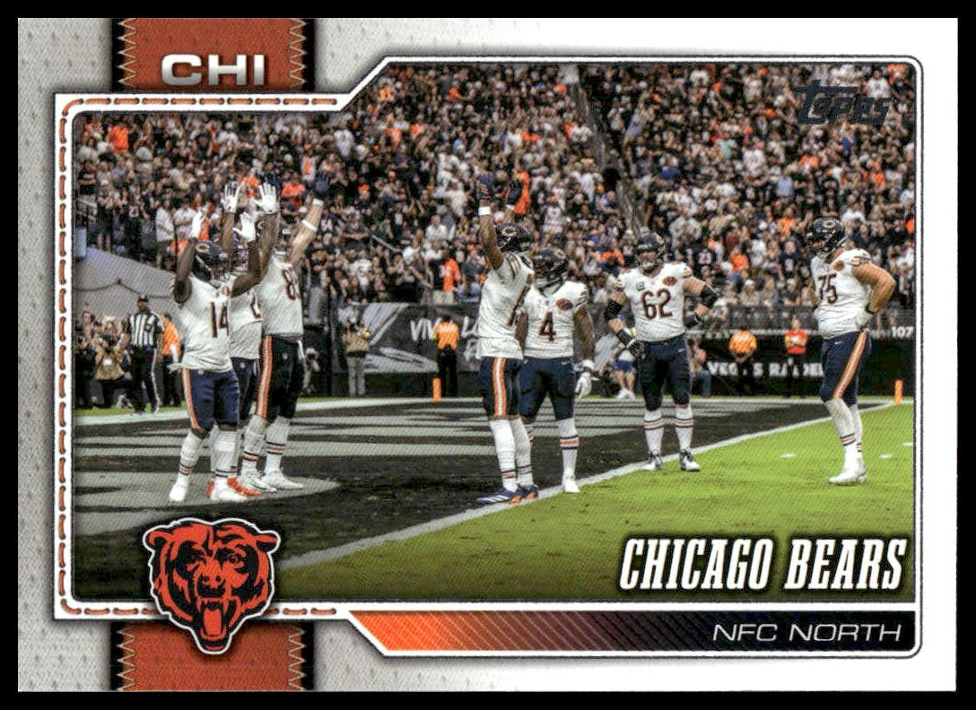 2026 Topps Football #271 Chicago Bears Team Card