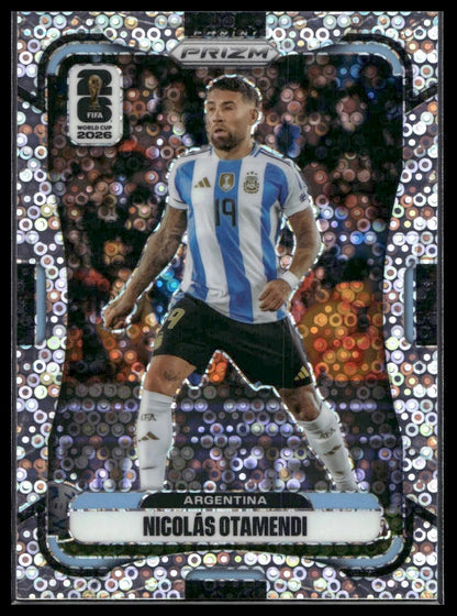 2026 Panini Prizm FIFA World Cup #12 Nicolas Otamendi Disco Prizm