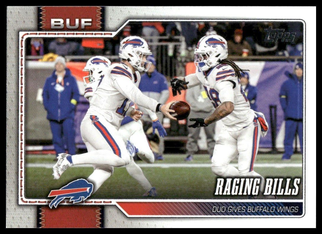 2026 Topps Football #292 Raging Bills Combo