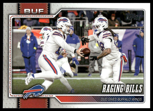 2026 Topps Football #292 Raging Bills Combo