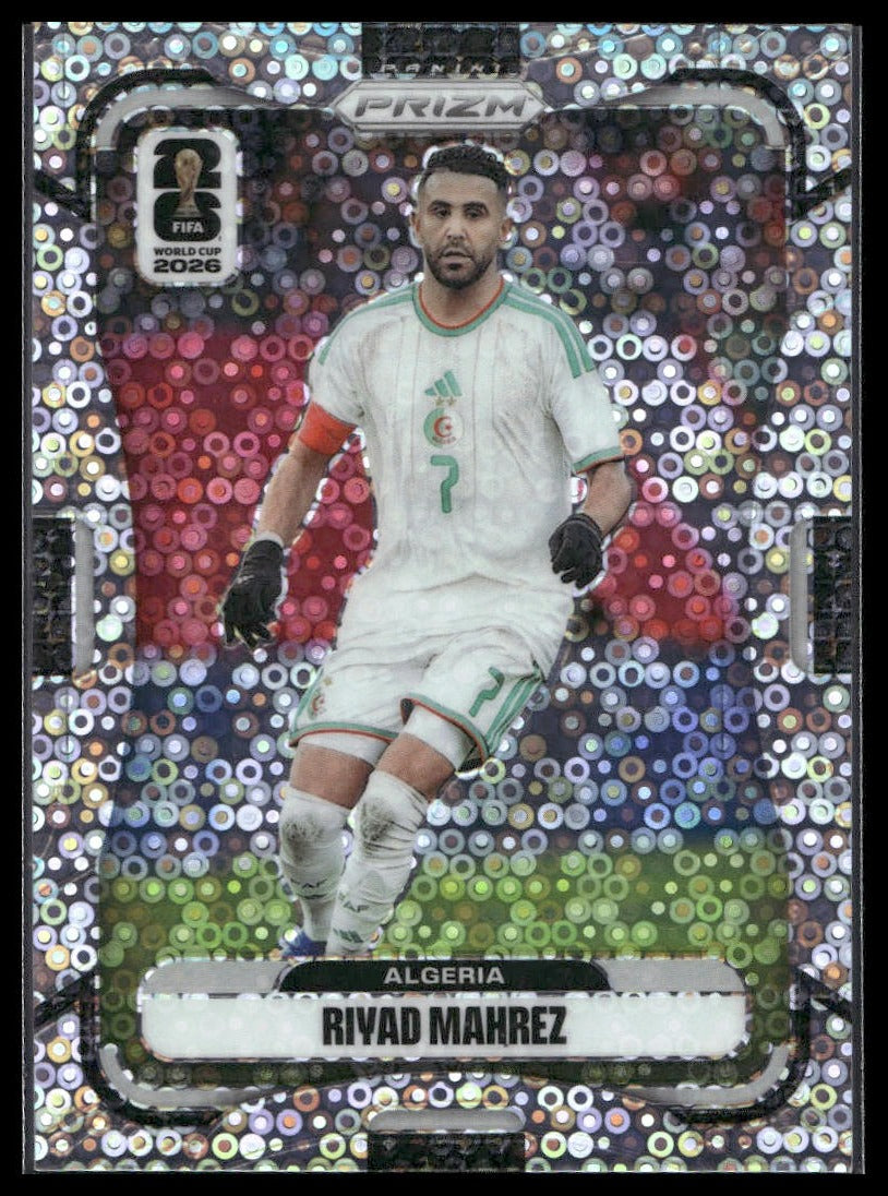 2026 Panini Prizm FIFA World Cup #135 Riyad Mahrez Disco Prizm